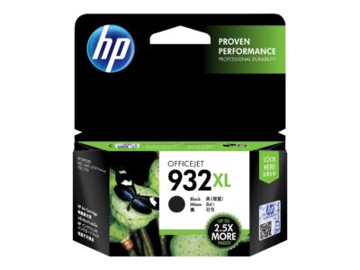 HP 932XL - High Yield - black - original - ink cartridge - for Officejet 6100, 6600 H711a, 6700, 7110, 7510, 7610, 7612