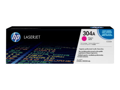HP 304A - Magenta - original - LaserJet - toner cartridge (CC533A) - for Color LaserJet CM2320fxi, CM2320n, CM2320nf, CP2025, CP2025dn, CP2025n, CP2025x