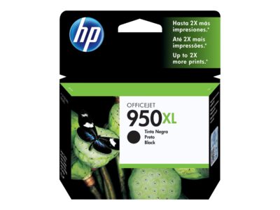 HP 950XL - 53 ml - High Yield - black - original - ink cartridge - for Officejet Pro 251, 276, 8100, 8600, 8600 N911, 8610, 8615, 8616, 8620, 8625, 8630, 8640