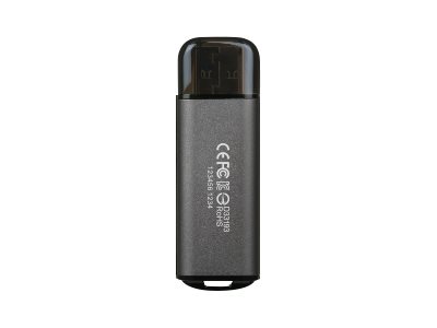 Transcend JetFlash 920 - USB flash drive - 128 GB - USB 3.2 Gen 1 - space gray