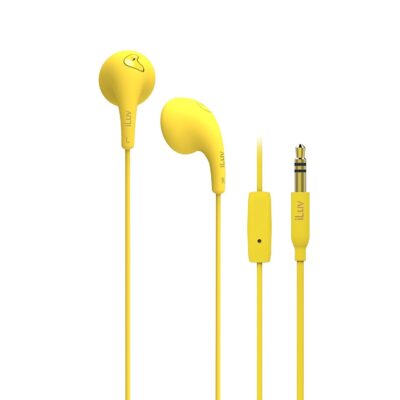 iLuv Earbuds Talk Yellow