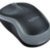 Logitech M185 - Mouse - optical - 3 buttons - wireless - 2.4 GHz - USB wireless receiver - swift gray