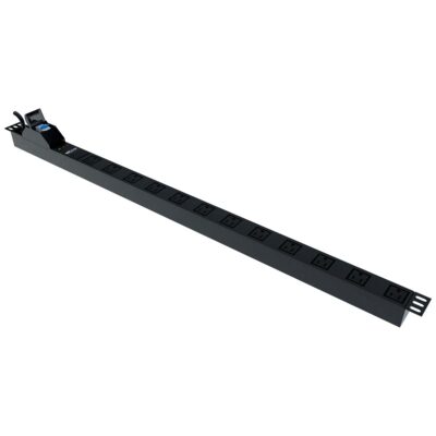 Nexxt - 12 Outlet Vertical Rack Mounted Power Strip - 125VAC 15A