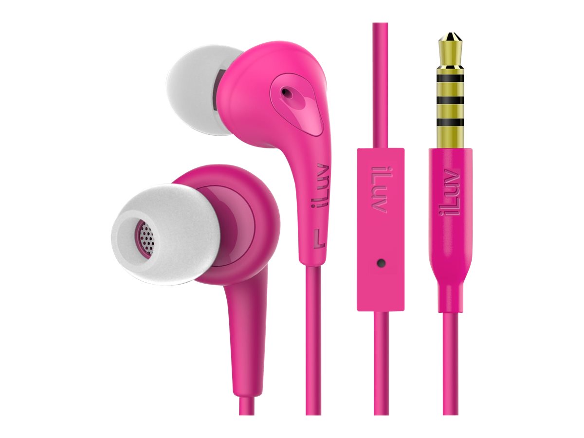 iLuv Earbuds Pink BGUM3 Promotech