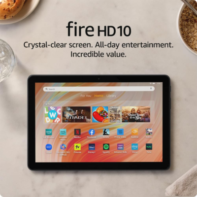 Amazon Fire HD 10 - 11th generation - tablet - 32 GB - 10.1" TFT (1920 x 1200) - microSD slot - black