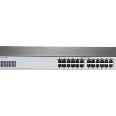 HPE 1820-24G - Switch - managed - 24 x 10/100/1000 + 2 x Fast Ethernet/Gigabit SFP - desktop, rack-mountable