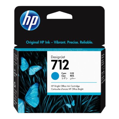 HP 712 - 29 ml - cyan - original - ink cartridge