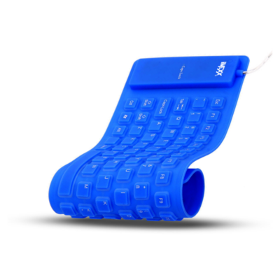Imexx Flexible Keyboard USB Navy 24744EN