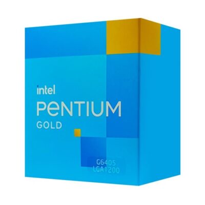 Intel Pentium Gold G6405 - 4.1 GHz - 2 cores - 4 threads - 4 MB cache - LGA1200 Socket - Box