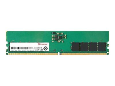 Transcend JetRAM - DDR5 - module - 8 GB - DIMM 288-pin - 4800 MHz / PC5-38400 - CL40 - 1.1 V - unbuffered - on-die ECC
