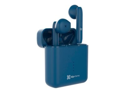 Klip Xtreme TwinTouch KTE-010 - Earphones with mic - in-ear - Bluetooth - wireless - blue