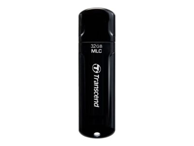 Transcend JetFlash Endurance Series 750 - USB flash drive - 32 GB - USB 3.0 - piano black