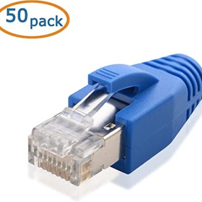 Sheilded RJ45 CAT6 6A Connectors 50CT