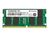 Transcend - DDR4 - module - 4 GB - SO-DIMM 260-pin - 2666 MHz / PC4-21300 - CL19 - 1.2 V - unbuffered - non-ECC