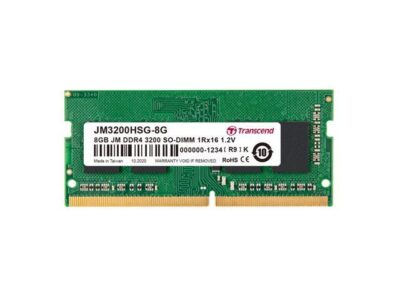Transcend JetRAM - DDR4 - module - 8 GB - SO-DIMM 260-pin - 3200 MHz / PC4-25600 - CL22 - 1.2 V - unbuffered - non-ECC