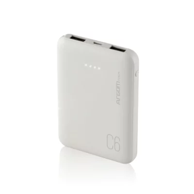 ArgomTechtech Power Bank 1136WT C6 6000MAH White
