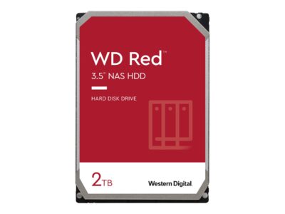 WD Red WD20EFAX - Hard drive - 2 TB - internal - 3.5" - SATA 6Gb/s - 5400 rpm - buffer: 256 MB
