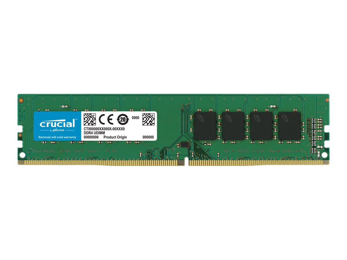 Crucial 8GB 3200 MT/s 288-Pin DDR4 SDRAM UDIMM PC4-25600 Memory