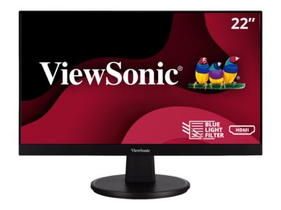 ViewSonic VA2247-MH - LED monitor - 22" (21.5" viewable) - 1920 x 1080 Full HD (1080p) @ 75 Hz - VA - HDMI, VGA