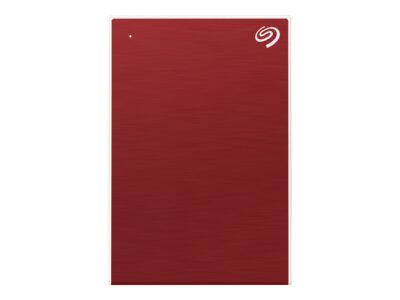 Seagate One Touch HDD STKB1000403 - Hard drive - 1 TB - external (portable) - USB 3.2 Gen 1 - red - with 2 years Seagate Rescue Data Recovery