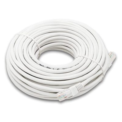 Cables Direct Cat5e Patch Cable 100ft White