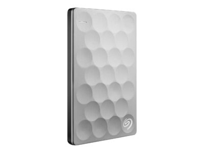 Seagate TechSource Backup Plus Ultra Slim STEH2000100 - Hard drive - 2 TB - external (portable) - USB 3.0 - platinum