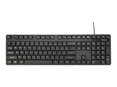 Targus USB Wired Keyboard - Keyboard - USB - QWERTY - US - black