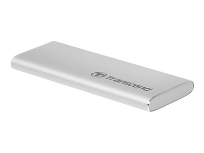 Transcend ESD240C - SSD - 240 GB - external (portable) - M.2 - USB 3.1 Gen 2 (USB-C connector) - silver