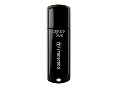 Transcend JetFlash 700 - USB flash drive - 16 GB - USB 3.0 - black