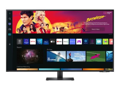 Samsung S43BM700UP - M70B Series - LED monitor - Smart - 43" - 3840 x 2160 4K @ 60 Hz - VA - 300 cd/m² - 5000:1 - HDR10 - 4 ms - 2xHDMI, USB-C - speakers - black