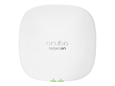 HPE Aruba Instant ON AP25 (RW) - Wireless access point - Wi-Fi 6 - Bluetooth - 2.4 GHz, 5 GHz - cloud-managed - BTO - wall / ceiling mountable