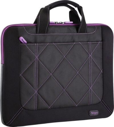 TARGUS 16" PULSE SLIPCASE, BLACK/PURPLE TSS57401US