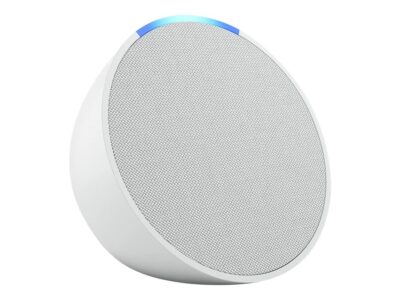Amazon Echo Pop - Smart speaker - Bluetooth, Wi-Fi - App-controlled - glacier white