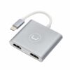 Unno Tekno USB C to Dual HDMI Adapter HB1103SV