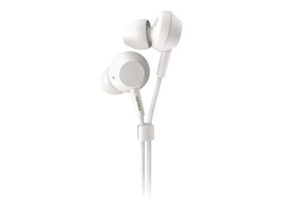 Philips TAE4105WT - Earphones with mic - in-ear - wired - 3.5 mm jack - white