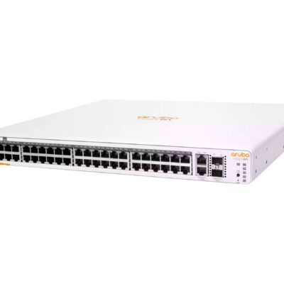 HPE Aruba Instant On 1960 48G 40p Class4 8p Class6 PoE 2XGT 2SFP+ 600W Switch - Switch - managed - 48 x 10/100/1000 + 2 x 10 Gigabit SFP+ + 2 x 100/1000/10GBase-T - rack-mountable - PoE (600 W)