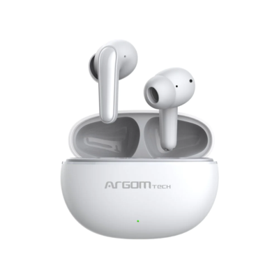 SkeiPods E20 True Wireless Stereo Bluetooth Earbuds with Dual ENC Noise Canceling - White
