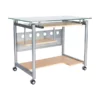 Techni Mobili Rolling Computer Desk -  RTA-3788-W-MPL04