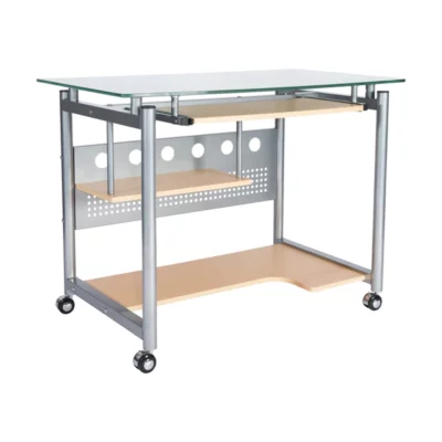 Techni Mobili Rolling Computer Desk -  RTA-3788-W-MPL04
