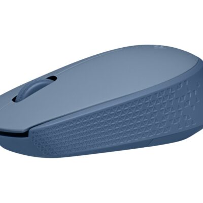 Logitech M170 Wireless Mouse, Ambidextrous, Blue Gray - Mouse - right and left-handed - optical - 3 buttons - wireless - 2.4 GHz - USB wireless receiver - blue/gray