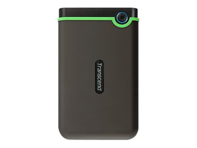 Transcend StoreJet 25M3 - Hard drive - 4 TB - external (portable) - 2.5" - USB 3.1 Gen 1 - AES - iron gray