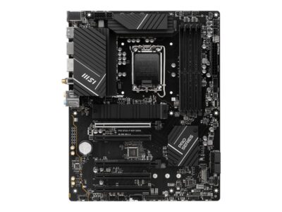 MSI PRO B760-P WIFI DDR4 - Motherboard - ATX - LGA1700 Socket - B760 Chipset - USB 3.2 Gen 1, USB 3.2 Gen 2, USB-C 3.2 Gen2, USB-C 3.2 Gen 1 - 2.5 Gigabit LAN, Bluetooth, Wi-Fi - HD Audio (8-channel)