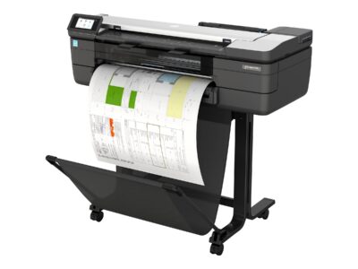 HP DesignJet T830 - 24" multifunction printer - color - ink-jet - 24.02 in x 109.06 in (original) - Roll (24 in) (media) - up to 0.4 min/page (printing) - Gigabit LAN, Wi-Fi(n)