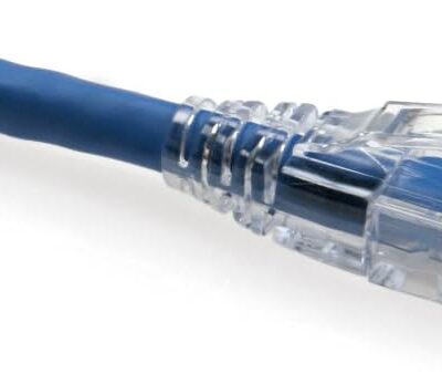 Leviton eXtreme 6+ SlimLine - Patch cable - RJ-45 (M) to RJ-45 (M) - 10 ft - UTP - CAT 6 - snagless, stranded - blue