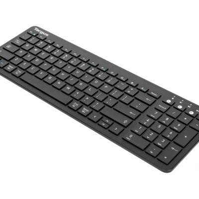 Targus - Keyboard - antimicrobial - wireless - Bluetooth 5.1 - QWERTY - US - black