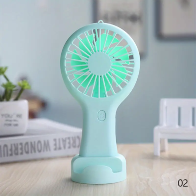 MT Handheld Fan Rechargeable Green