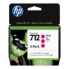 HP 712 - 3-pack - 29 ml - magenta - original - DesignJet - ink cartridge - for DesignJet Studio, T210, T230, T250, T630, T650