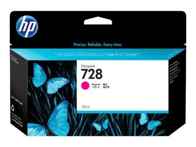 HP 728 - 130 ml - magenta - original - DesignJet - ink cartridge - for DesignJet T730, T830