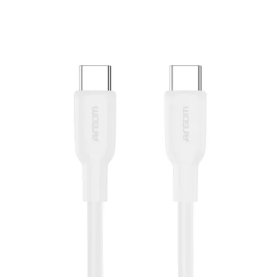 ArgomTech - Type-C To Type-C 65W Silicone Cable 6ft/1.8m - Dura Flex - CB-0070WT
