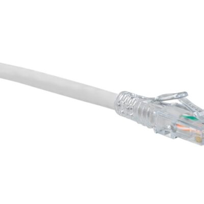 Leviton eXtreme SlimLine - Patch cable - RJ-45 (M) to RJ-45 (M) - 7 ft - UTP - CAT 6 - IEEE 802.3af/IEEE 802.3at - booted, snagless, stranded - white